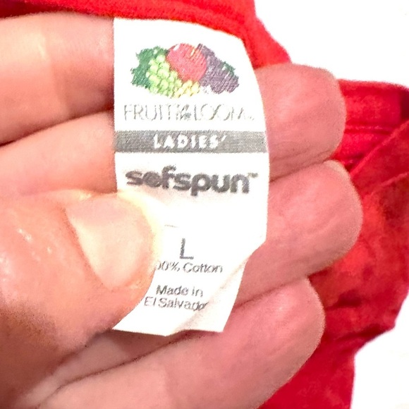 Daytona Beach Florida Bike Week Studded Red Motorcycle T-Shirt Women's L Large - Picture 2 of 8